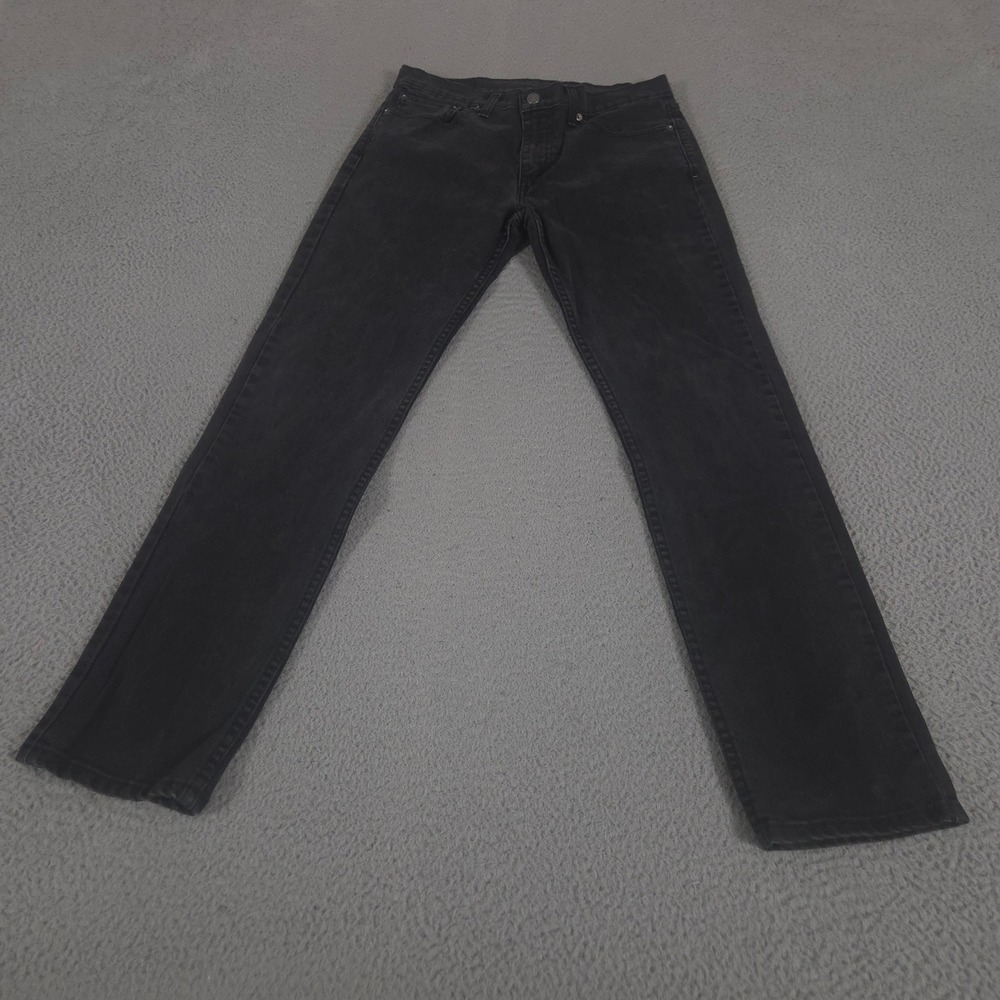 Levi's Jeans Mens 31x32 Black 511 Slim Fit Stretch Denim Five Pocket Pants Basic
